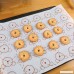 Yesido Silicone Baking Mat Macaron Cookie Baking Sheets Non-stick Heat-resistant Oven Mat Measurements Silicone + Fiberglass 16.53 x 11.61 Inches … - B07D73TPRQ
